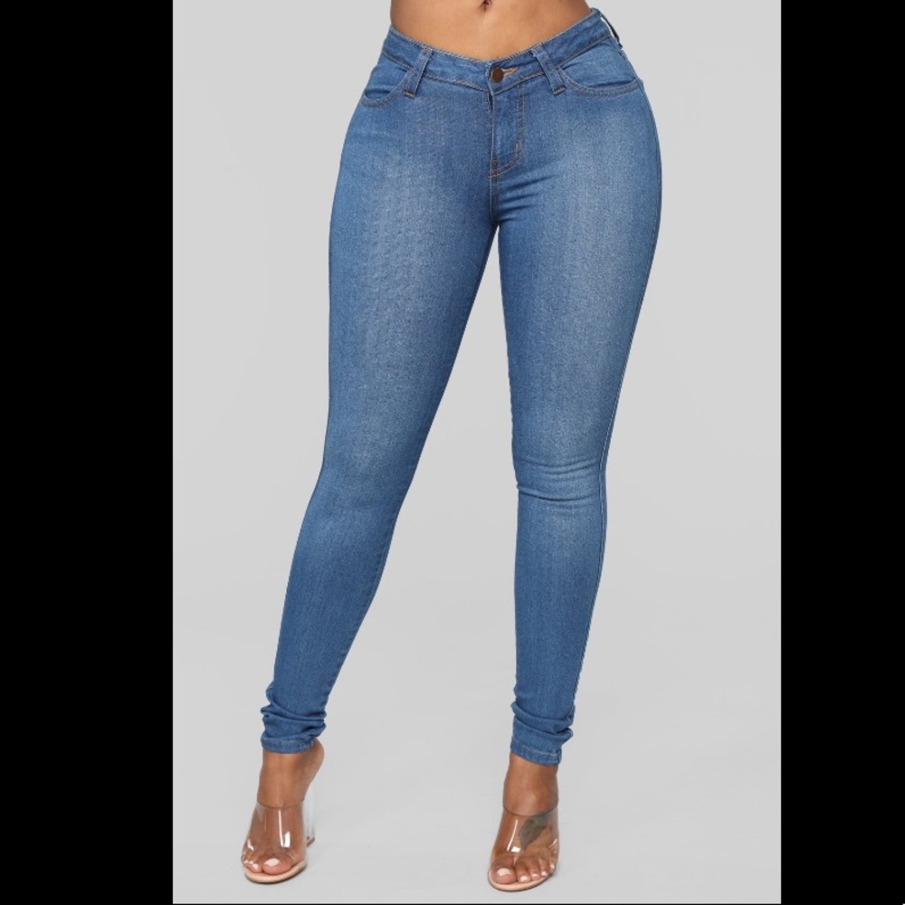 Midrise Skinny Jeans